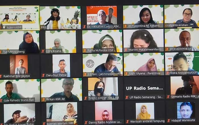 Cindyanto Kristian, Presiden Direktur PT Sewu Segar Nusantara dalam Media Gathering Kampanye #PilihanTepercaya dengan tema â€œBuah Bisa Tingkatkan Imunitas, Hoaks atau Fakta,â€. (foto : LVL)