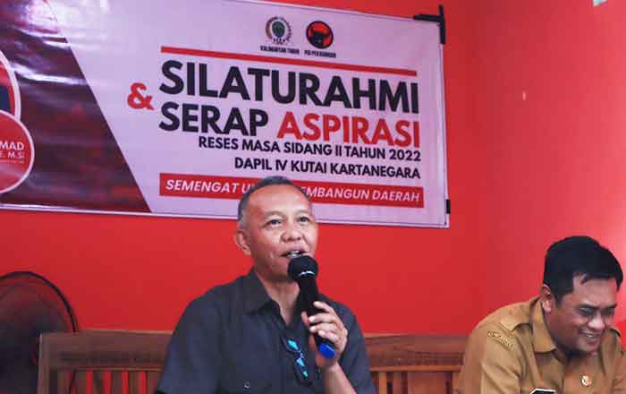 Muhammad Samsun dalam Reses di Kelurahan Tanjung Harapan, Samboja, Kutai Kartanegara. (foto : Exclusive)