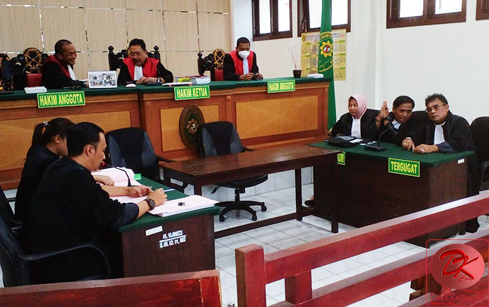 Sidang Tuntutan Terdakwa Muh. Asrul di PN Tarakan, ia dituntut 14 tahun penjara. (foto : Slp)