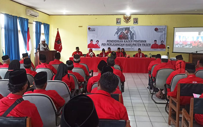Songsong Pileg 2024 DPC PDIP Kabupaten Paser melaksanakan PKP. (foto : Exclusive)