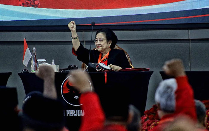 Megawati Soekarnoputri, Ketua Umum PDI Perjuangan. (foto : Exclusive)