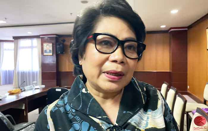 Veridiana Huraq Wang, Ketua Pansus Pengutamaan Bahasa Indonesia dan Perlindungan Bahasa dan Sastra Daerah DPRD Kaltim. (foto: Lisa)