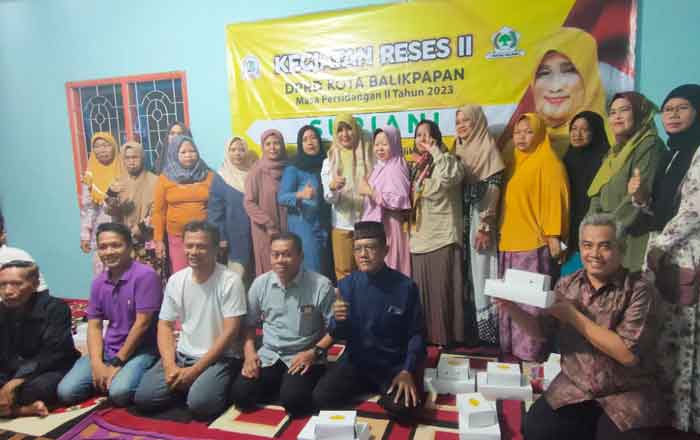 Anggota DPRD Kota Balikpapan Suriani gelar kegiatan reses di Kelurahan Manggar, Balikpapan Timur. (foto: Exclusive)