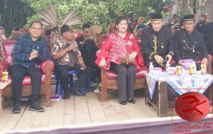 Morlifa Elanda, General Manager PT Maju Kalimantan Hadapan (MKH) mendukung pelaksanaan Erau Adat Benua Tuha. (foto: LVL)