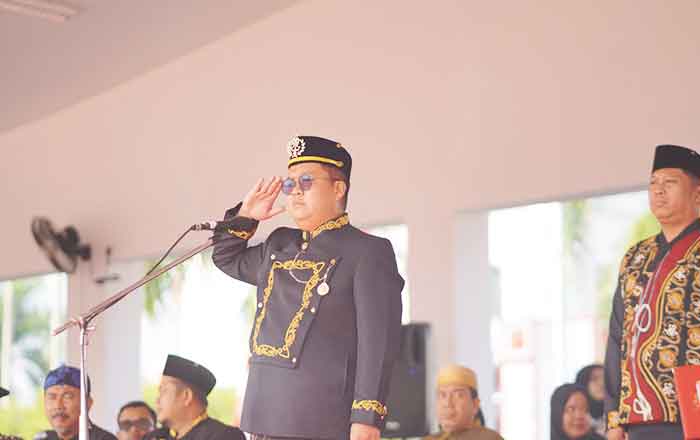 Wakil Bupati Kukar Rendi Solihin pada peringatan Hari Sumpah Pemuda 2023. (foto: Exclusive)