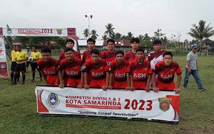 Squad PS. Persigata kembali ke Divisi Utama Askot PSSI Samarinda tahun depan setelah memuncaki klasemen Kompetisi Divisi 1 tahun 2023. (foto: Exclusive)