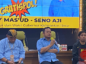 Pasangan calon Gubernur dan Wakil Gubernur Kaltim 2024 Rudy Mas’ud-Seno Aji bincang santai dengan sejumlah Wartawan dan Influencer dari Media Sosial. (foto: Lisa)